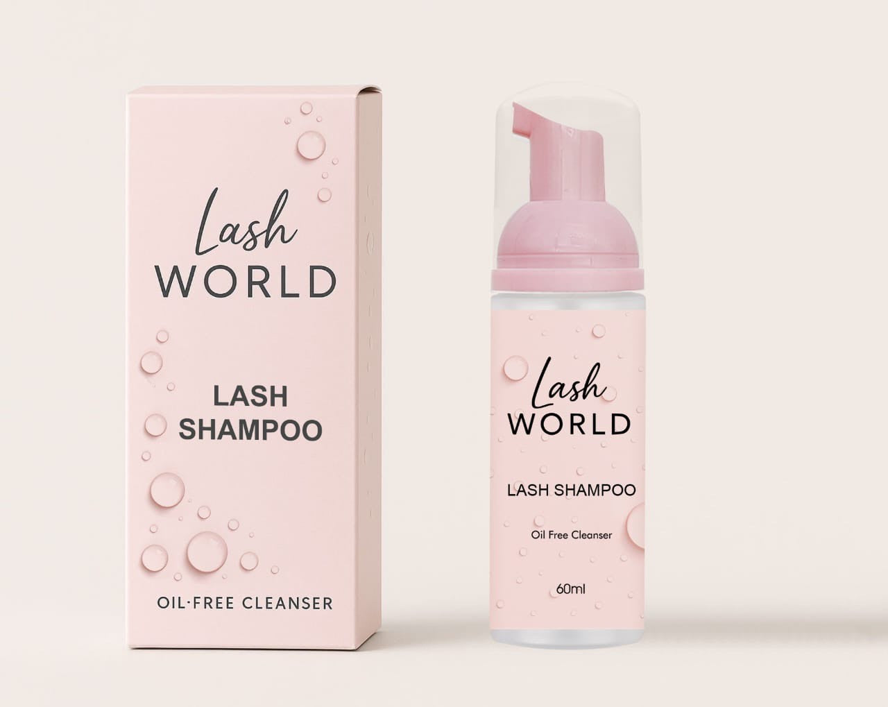 Lash shampoo